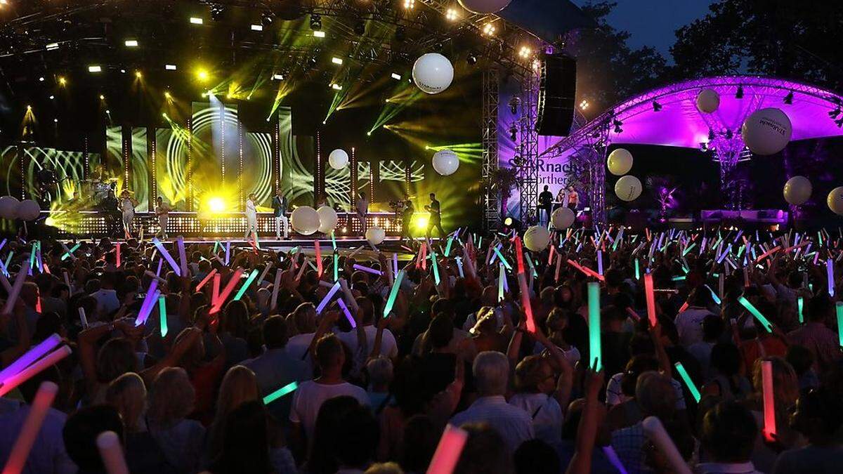 Mega-Stimmung bei der Starnacht am Wörthersee