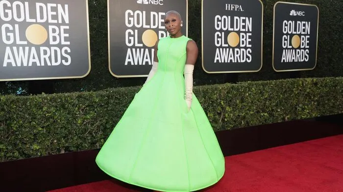 Eines der besten Outfits des Abends: Schauspielerin Cynthia Erivo ("Harriet") kam in einer mintfarbenen Valentino-Robe