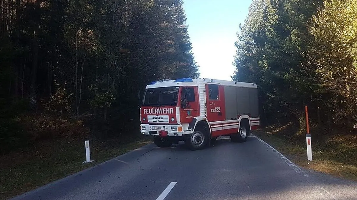 Aktuell ist die L 35 auf Höhe heiligengeist bis Hüttendorf gesperrt