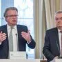 Landeshauptmann Christopher Drexler (ÖVP) und Vize Anton Lang (SPÖ)
