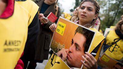 Raif Badawis Ehefrau Ensaf Haider in Wien