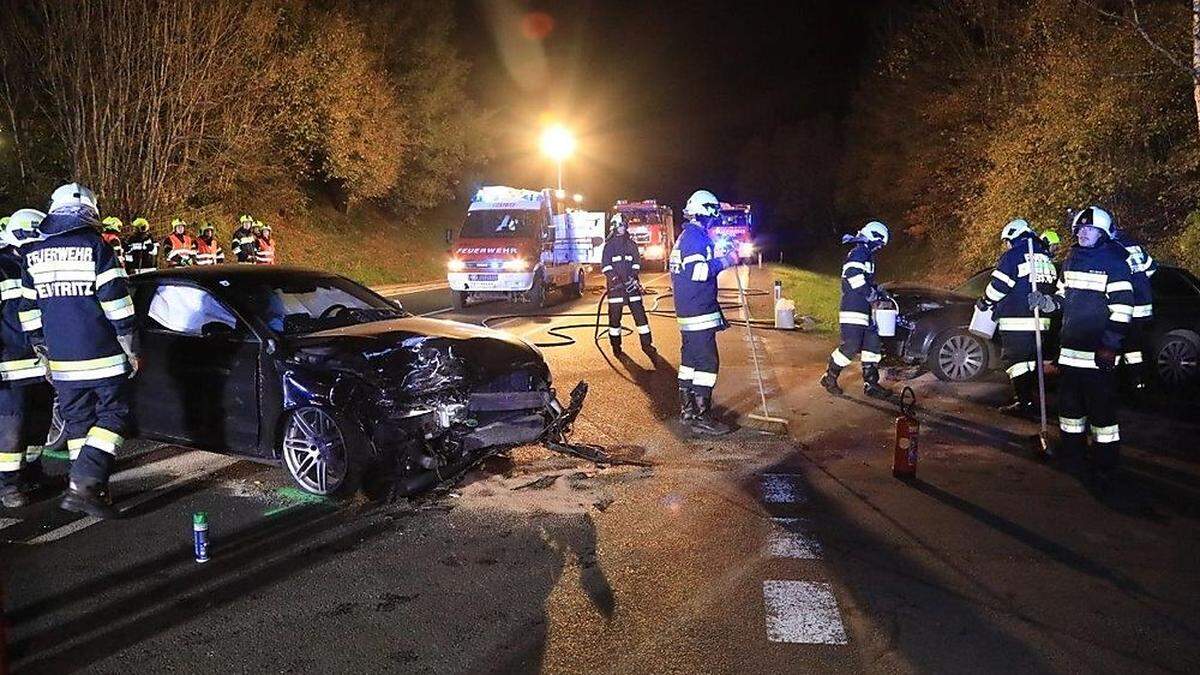 Die Unfallstelle in St. Marein-Feistritz