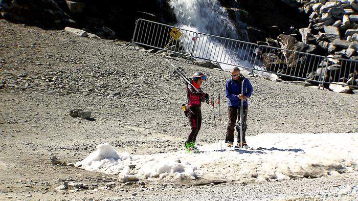 Der letzte Sommer war viel zu heiß und niederschlagsarm, eine Katastrophe für den Gletscher