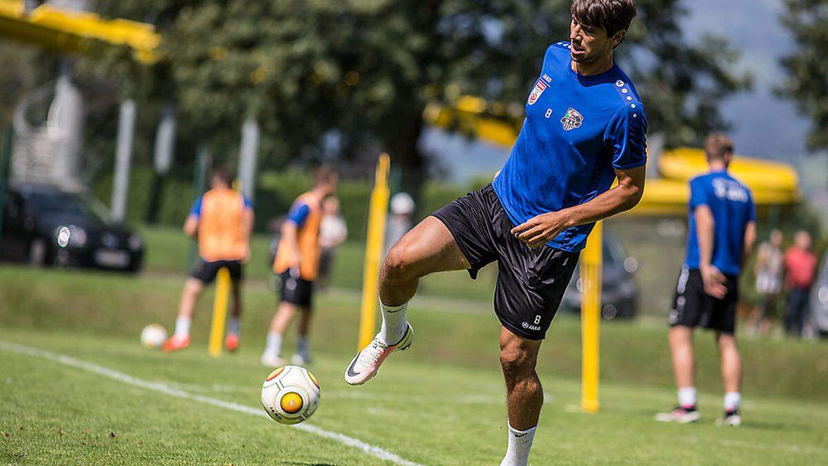 Stürmer Mihret Topčagić trainiert seit drei Wochen wieder beim WAC