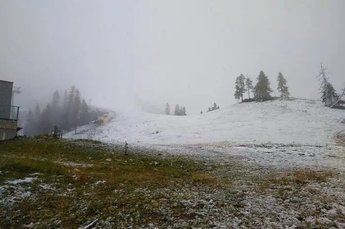 Auch auf der Tauplitzalm wechselte das Wetter binnen weniger Tage von Sommer auf Winter . . .