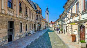 Die einstige Handwerkerstraße Šutna von Kamnik