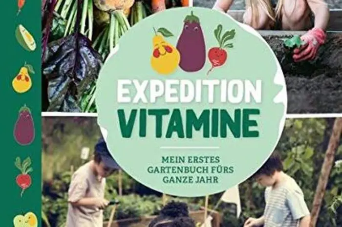 Expedition Vitamine, EMF, 9,30 EuroAuf Entdeckungstour durch den Garten: Das Buch durchs ganze Gartenjahr hat Anbaupläne und Bastelideen auf Lager und liefert einfache Rezepte.
