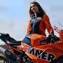 Lena Kemmer mit ihrer KTM RC 390