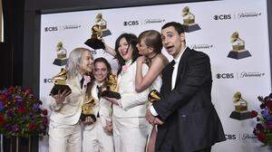 
Strahlende Sieger bei der Grammy-Verleihung