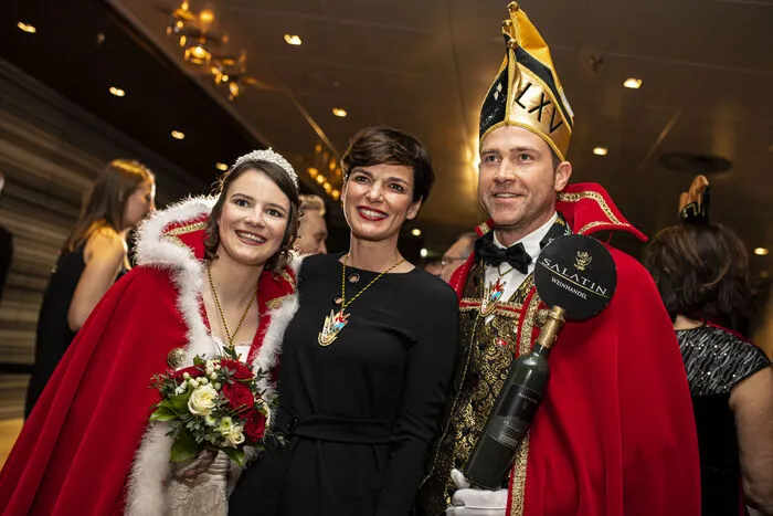 SPÖ-Chefin Pamela Rendi-Wagner mit dem Prinzenpaar