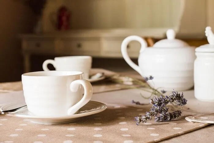 ... danach mit einer Tasse Tee die Zeit der Entspannung eingeleitet...