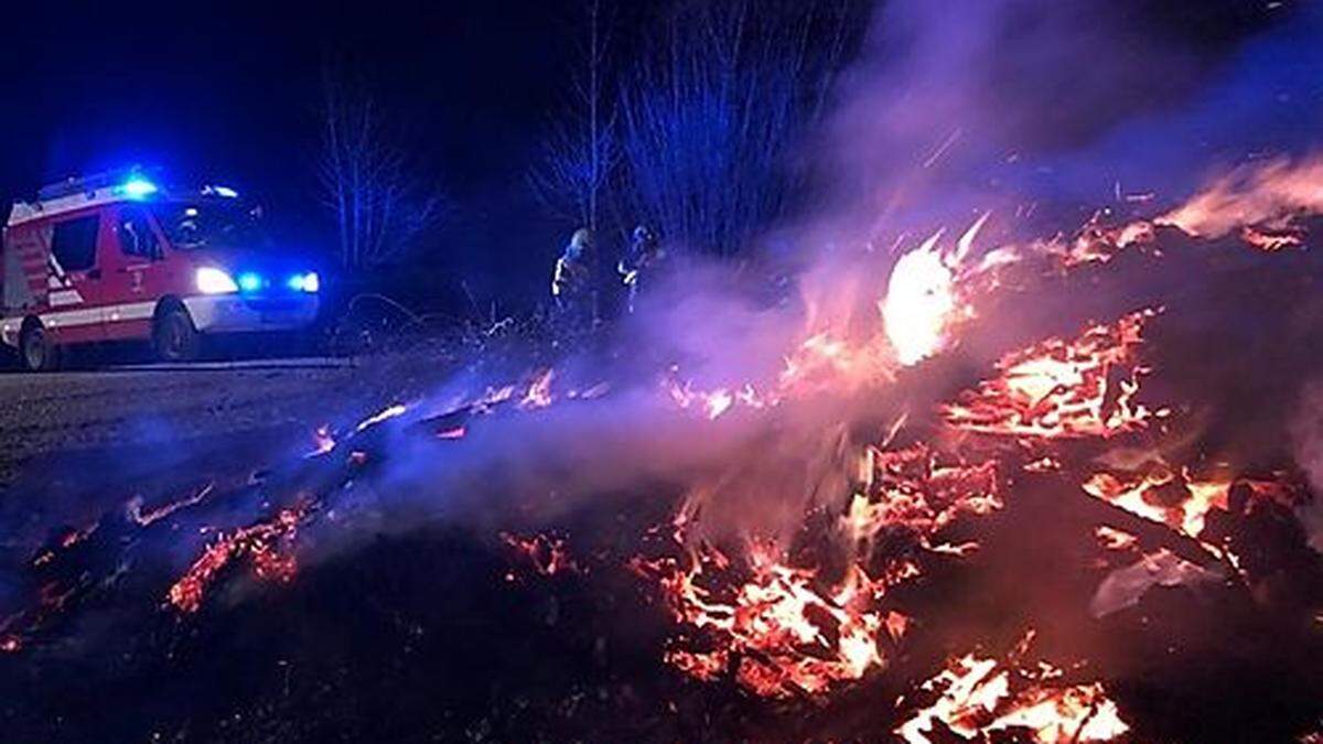 Sieben Einsätze, meist Osterfeuer.