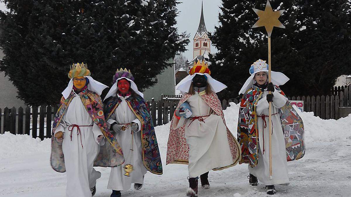 Sternsinger unterwegs