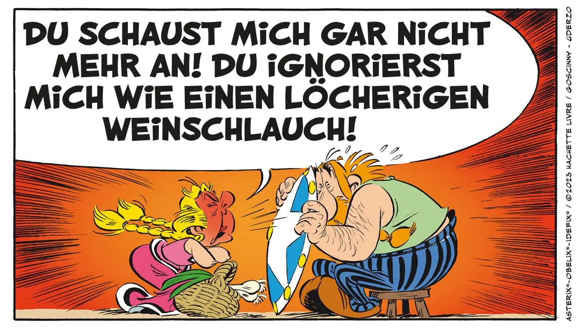 Die weiße Iris: Der neue Asterix ist da und stellt alles auf den Kopf