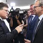 Die KV-Chefverhandler Rainer Wimmer (Gewerkschaft) und Johannes Collini (Industrie)