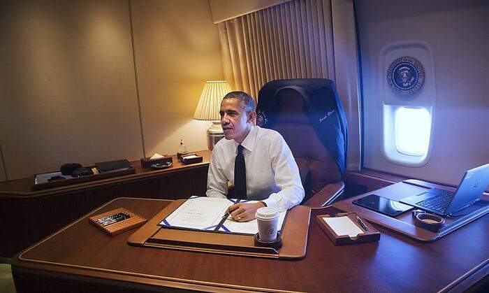 Obamas Arbeitszimmer in der alten Maschine 