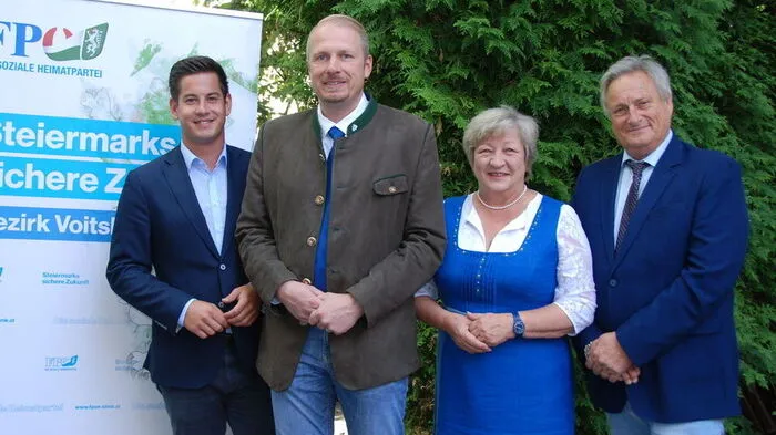 Gerhard Hirschmann, Markus Leinfellner, Helga Kügerl und Josef Riemer