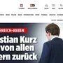 Die "Bild" über Sebastian Kurz
