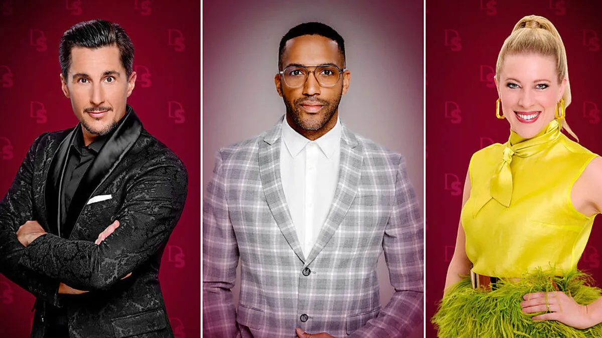 Die dieswöchige Jury bei Dancing Stars: Balázs Ekker, Cesár Sampson und Maria Angelini-Santner