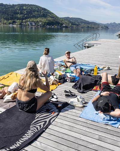 Ein Besuch im Klagenfurter Strandbad geht sich Montag und Dienstag aus 