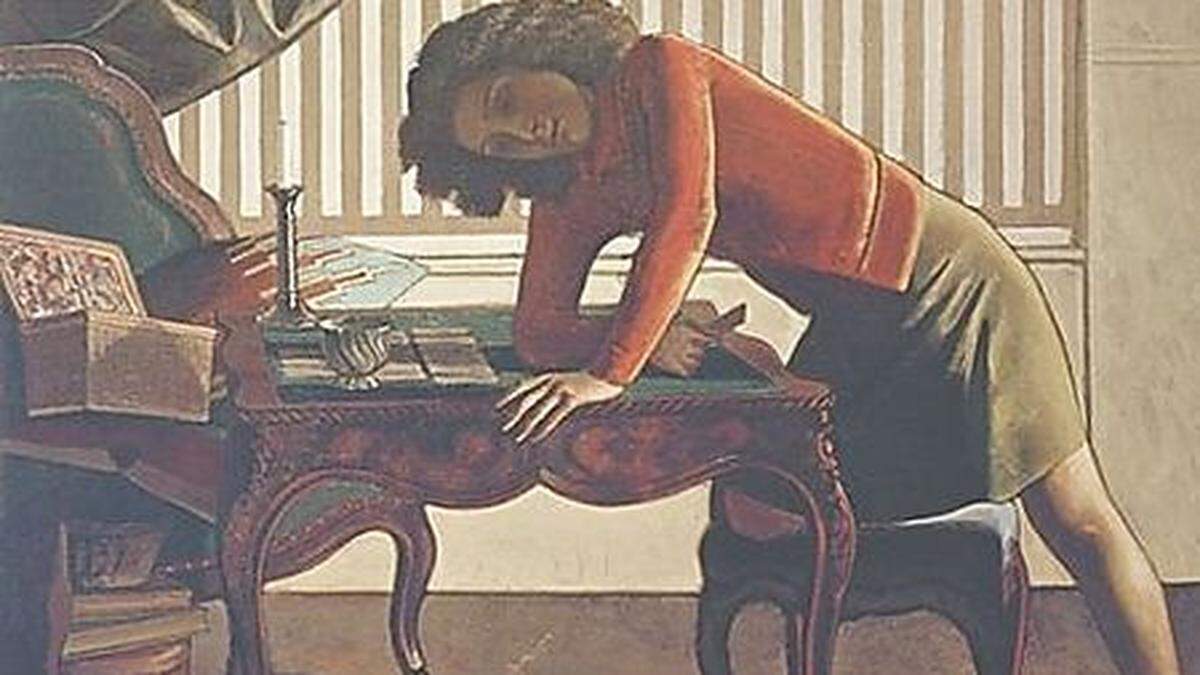 Balthus: Das Patience-Spiel, 1943 (Ausschnitt)