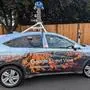 One of the cars that Google uses to periodically to photograph the millions of destinations covered in its digital maps is shown during a pit stop at its "Street View Garage" in Palo Alto, Calif., on Wednesday Oct. 30, 2024. (AP Photo/Michael Liedtke)