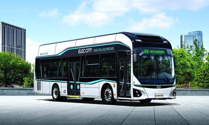 Die Wiener Linien übernehmen im November einen Brennstoffzellen-Bus von Hyundai