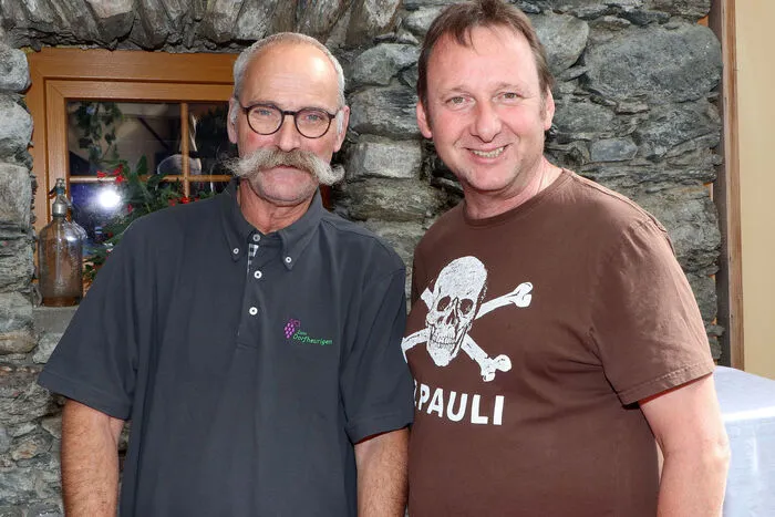 Am Foto von Links: Tommy Weber und Kurt Wolf.