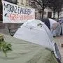 Mit einem Camp mitten am Freiheitsplatz wird auch dieses Wochenende für eine bessere Flüchtlingspolitik protestiert