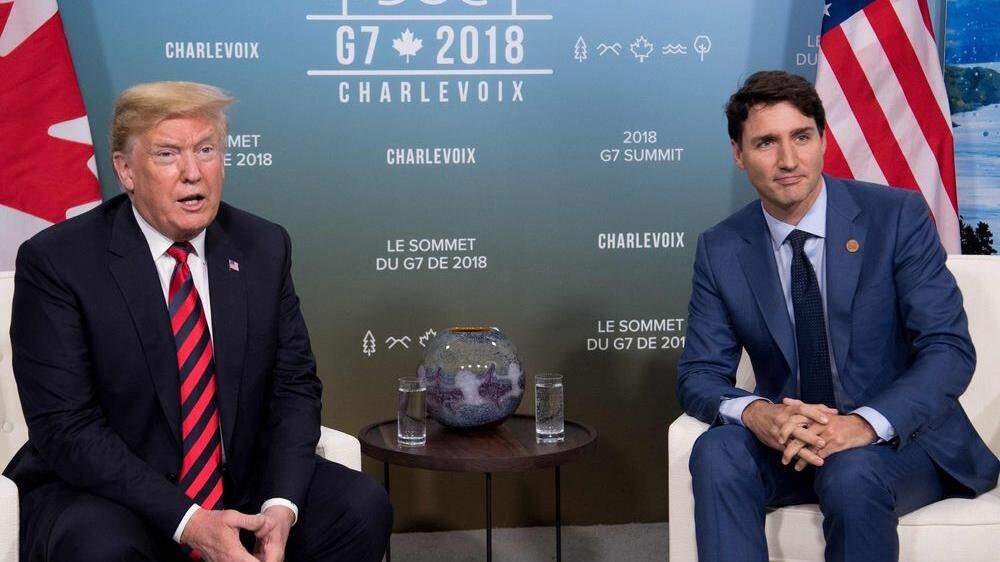 Donald Trump und Justin Trudeau