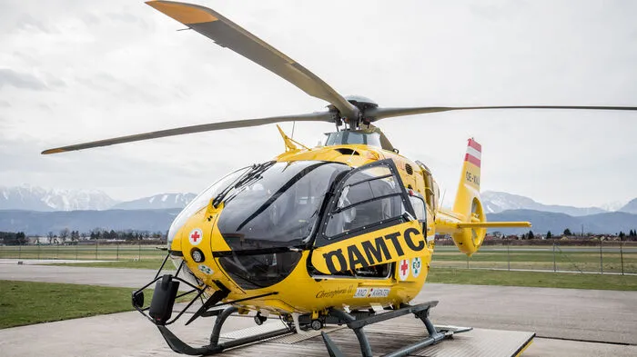 Der Airbus H135 Helionix ist der modernste Hubschrauber in der Flotte des ÖAMTC und seit Ende März hier stationiert. Österreichweit sind bislang nur zwei dieser Hubschrauber im Einsatz.