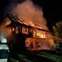 Ein Haus in Keutschach stand diese Woche in Vollbrand