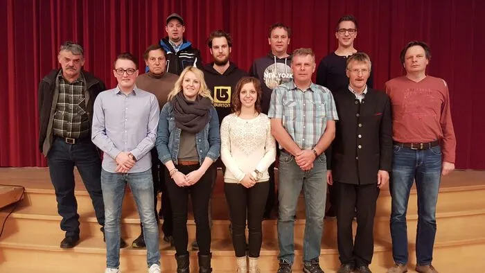 Der neue Vorstand der Musikkapelle St. Veit