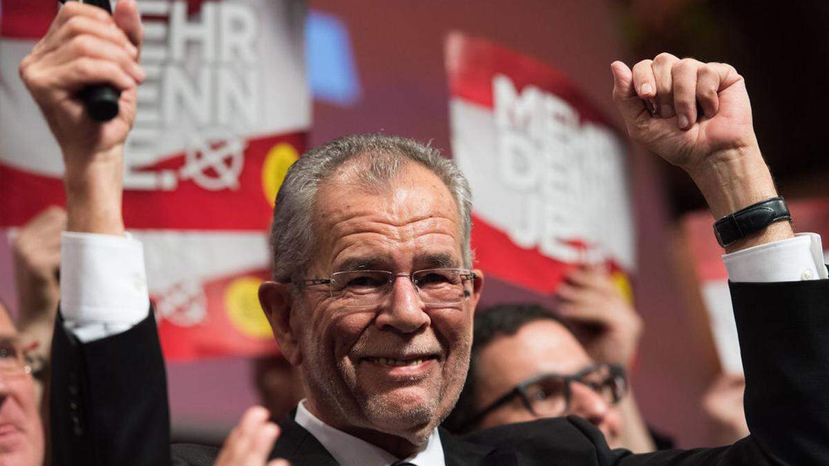 Darf nun offiziell feiern: Alexander Van der Bellen