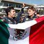 Sergio Perez und Max Verstappen jubelten in Mexiko