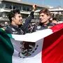 Sergio Perez und Max Verstappen jubelten in Mexiko