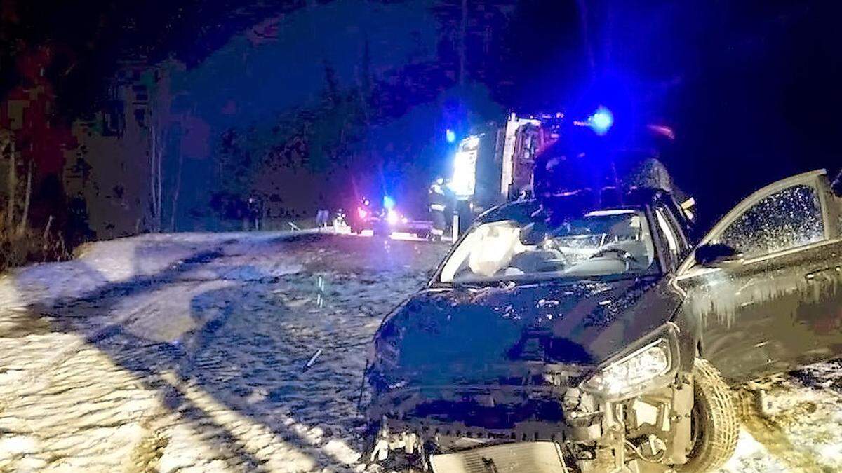 Glück im Unglück hatte ein Pkw-Lenker in Passail