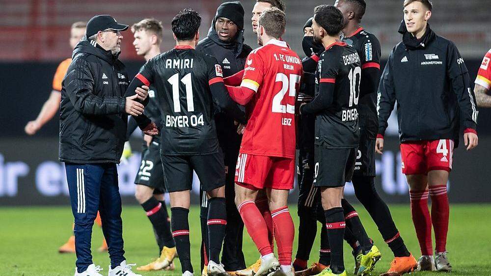 Es kam zu Tumulten bei der Begegnung zwischen Union Berlin und Bayer Leverkusen