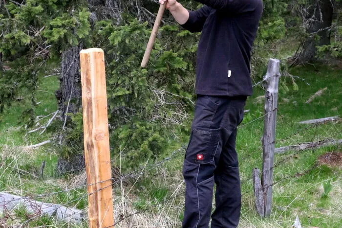 Übrigens: Jedes Jahr mit seinem Vorschlaghammer mit dabei: Jungbauer Maxi Fasching aus Wieting (Foto). 