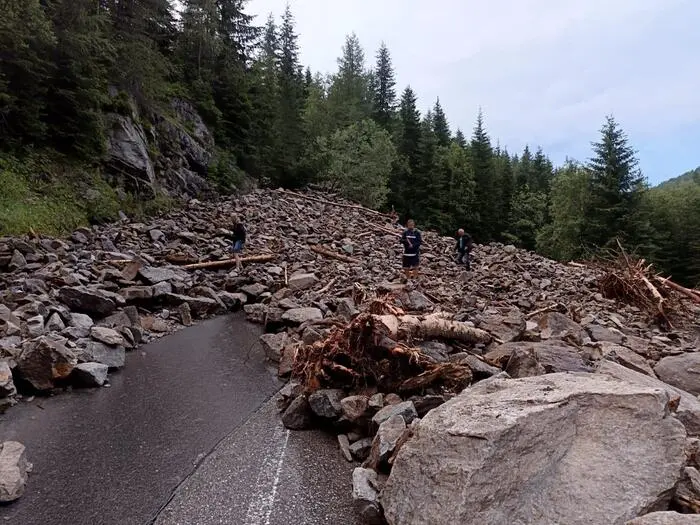 Mure in Kremsbrücke auf der Straße nach Innerkrems
