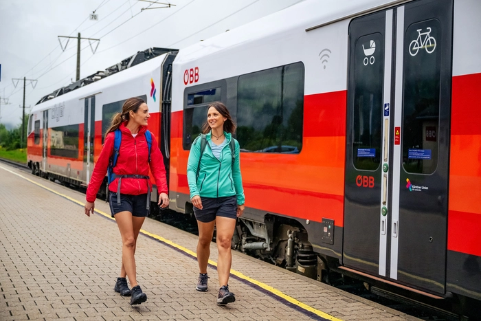 Die Tour startet direkt am Bahnhof