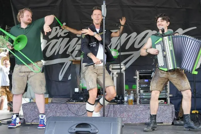 Ein weiterer Publikumsmagnet war die steirische Partyband „Die Draufgänger“. 