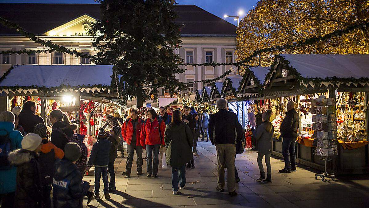 Am 20. November öffnet der Klagenfurter Christkindlmarkt seine Pforten