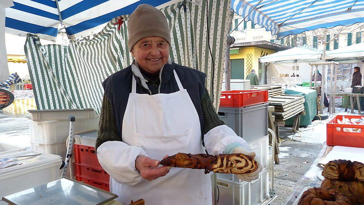 &quot;Das ist mein Leben&quot;: Mit 83 steht Josefa Di Lena nach wie vor am Bauernmarkt