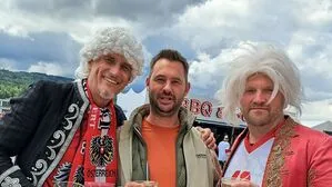 Petschar, Messner und Scheidenberger (von links) 