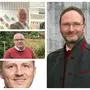 Von oben l.: Peter Fließer (Bgm. Mooskirchen), Kurt Riemer (Bgm. Maria Lankowitz), Markus Holzer (designierter Bgm. St. Martin am Wöllmißberg) Bernd Gratzer (Bgm. Kainach)