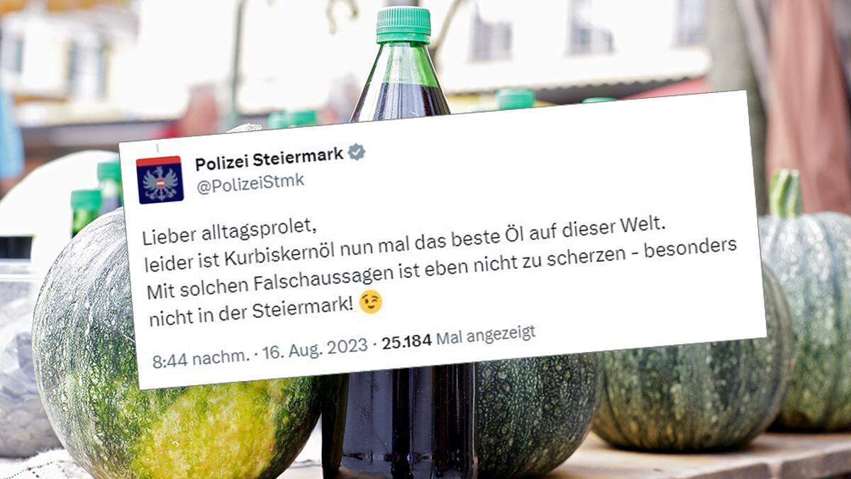 Geht es um Kürbiskernöl, hört in der Steiermark der Spaß auf