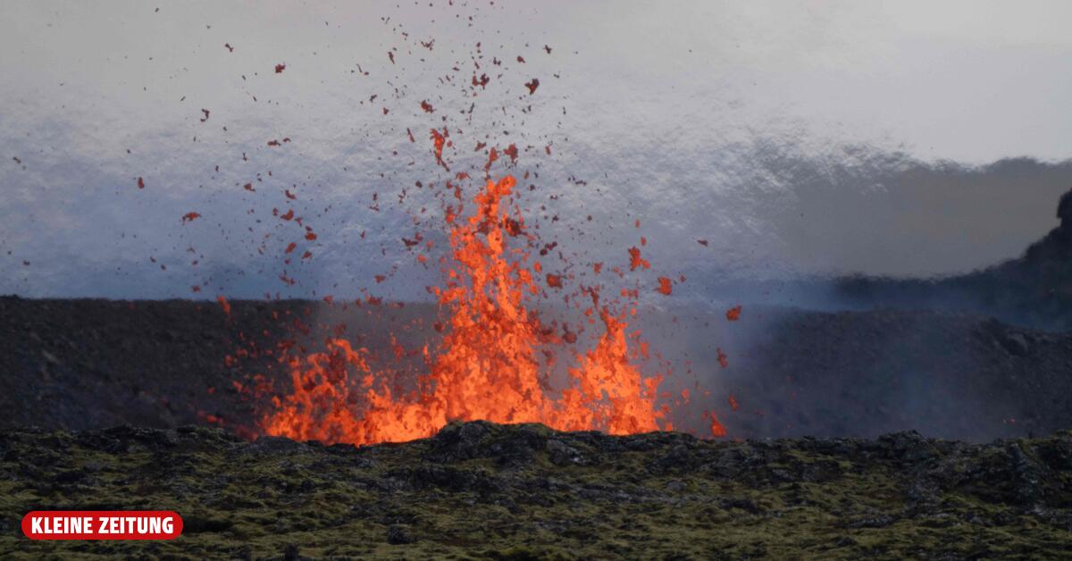 Volcanic eruption in Iceland: 700-meter-long crack in the earth