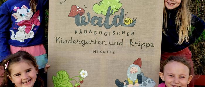 Die Kinder vom Waldpädagogischen Kindergarten Mixnitz