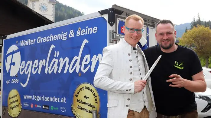 Walter Grechenig und Chris  Stampfer konnten sich über eine erfolgreiche Veranstaltung freuen.